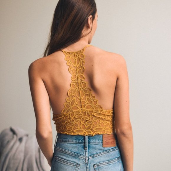 Flower Lace Bralette Cami NWT - Picture 2 of 3